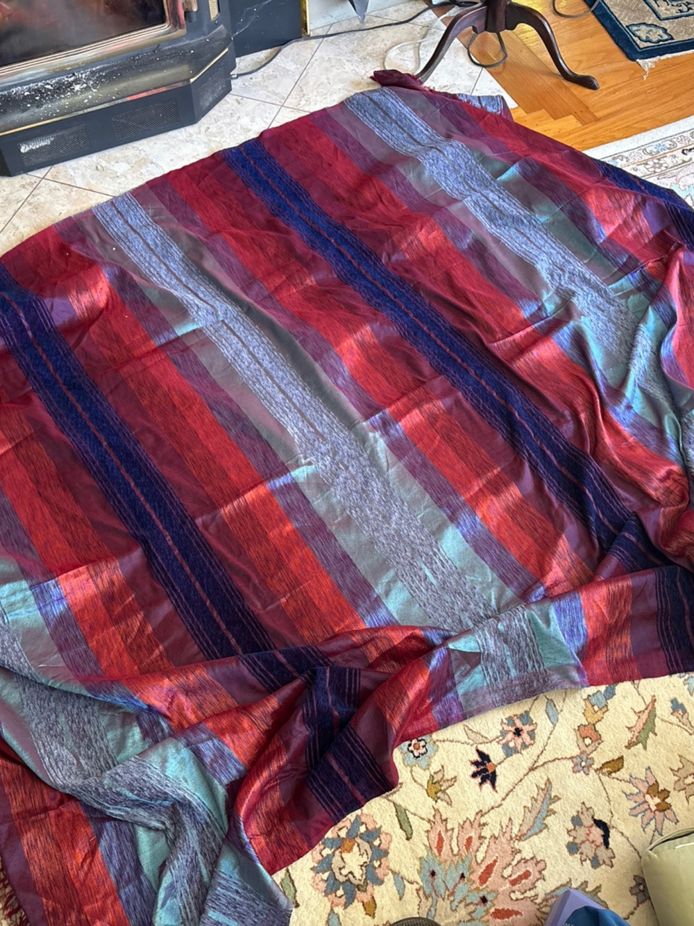 Shimmering Agave Silk Bedspread